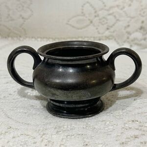 Antique Late 1800s Forbes Silver Company Quadruple Plated Silver Sugar Bowl 4oz